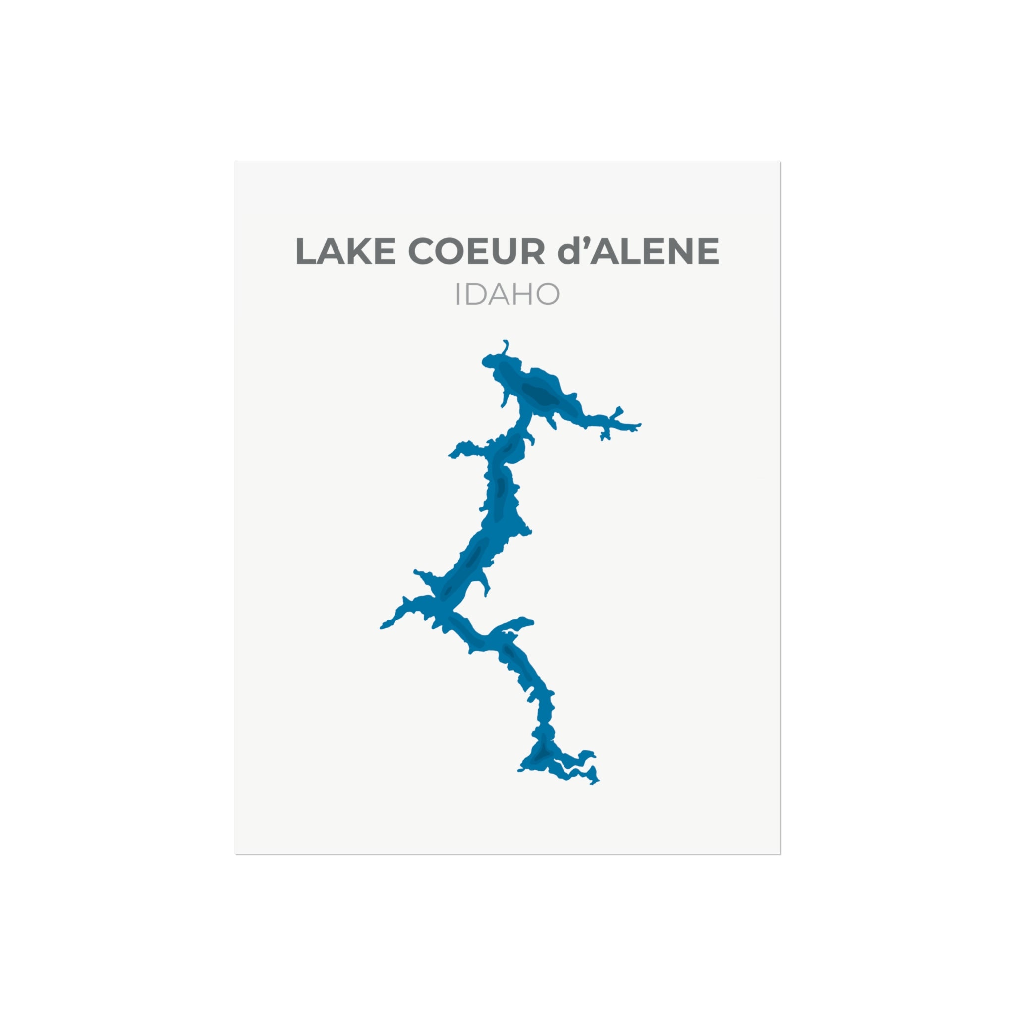 Lake Coeur d'Alene, Idaho — Lake Prints