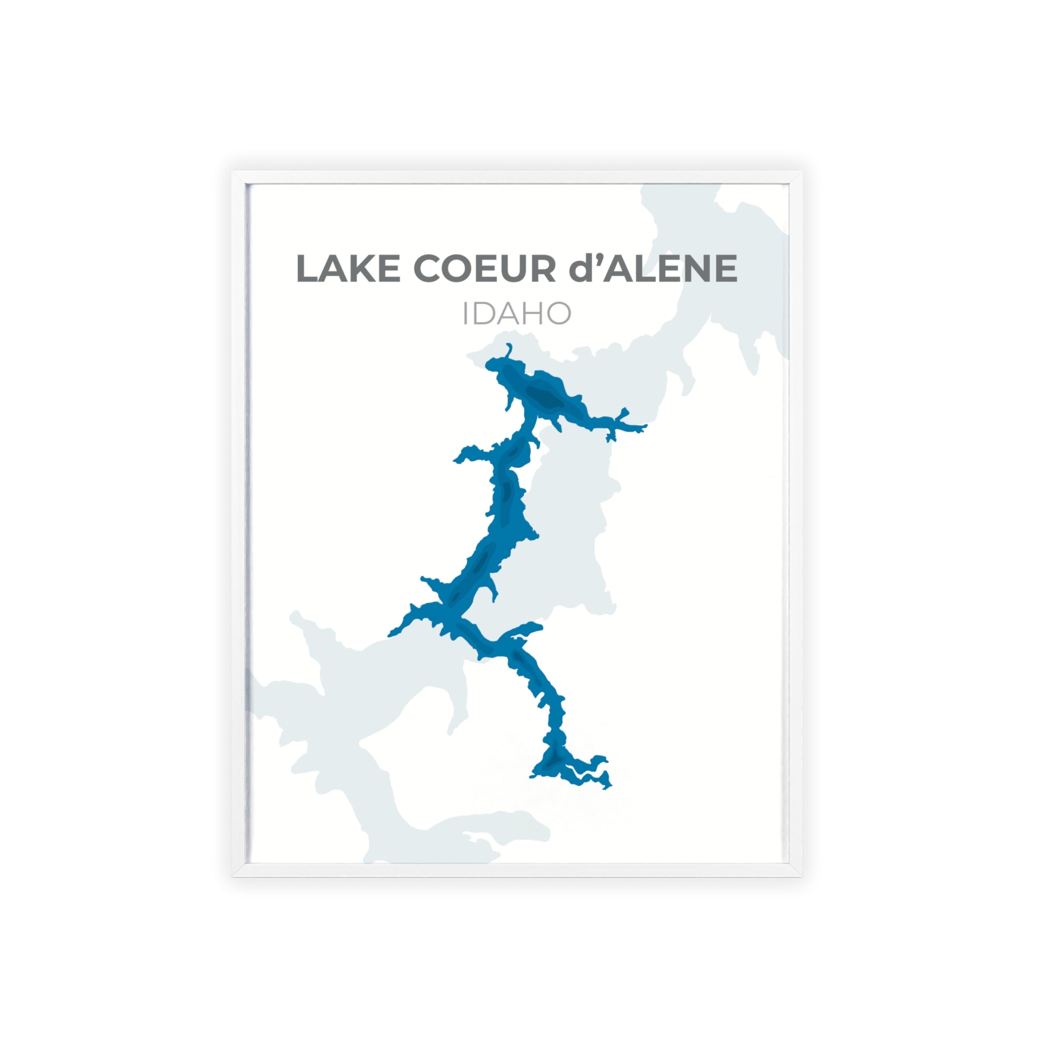 Lake Coeur d'Alene, Idaho — Lake Prints