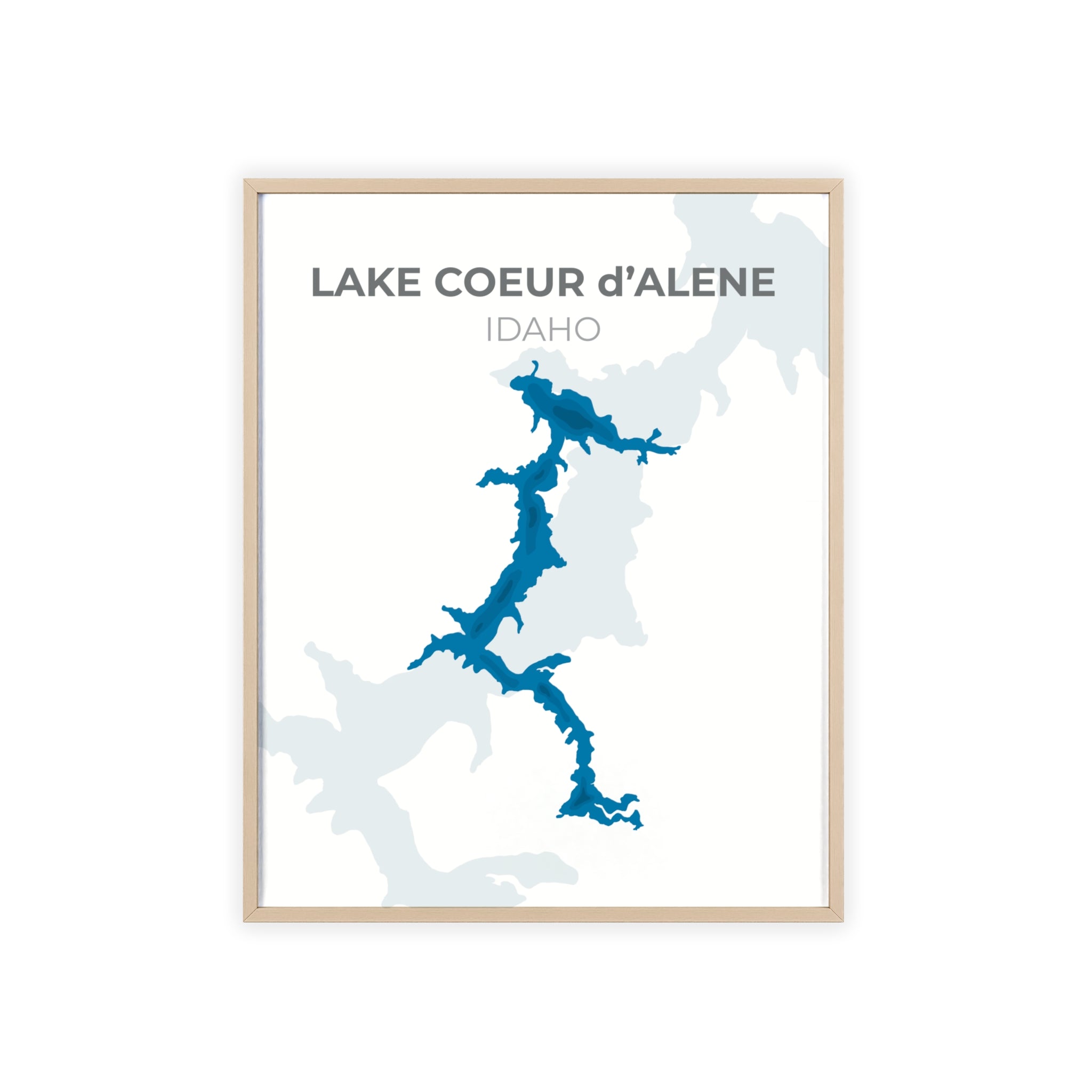 Lake Coeur d'Alene, Idaho — Lake Prints