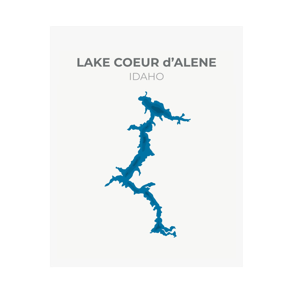 Lake Coeur d'Alene, Idaho – Lake Prints