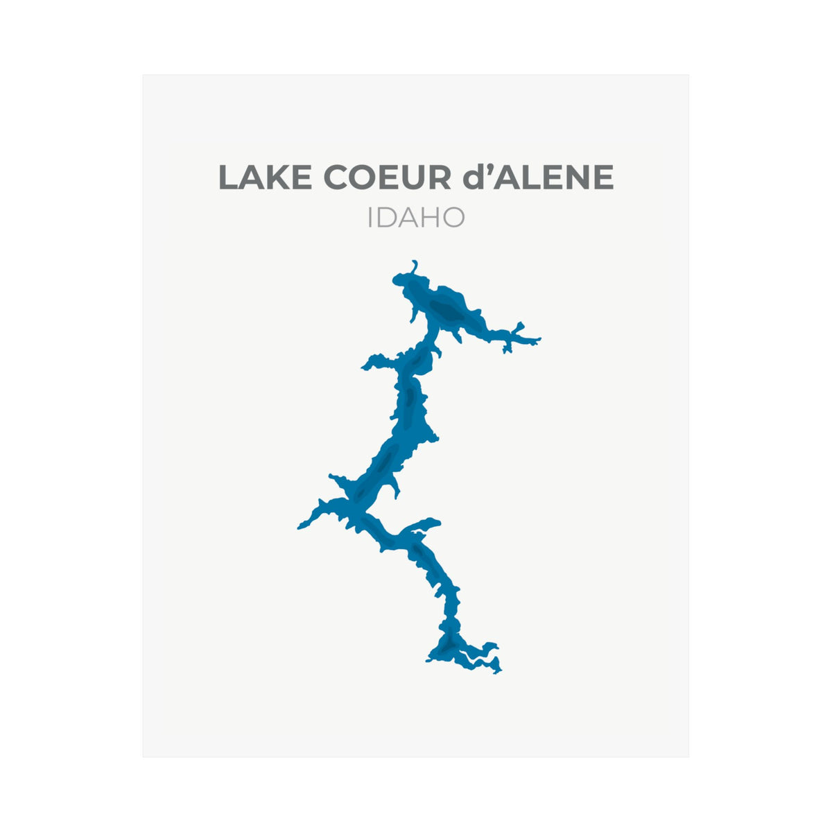 Lake Coeur d'Alene, Idaho – Lake Prints