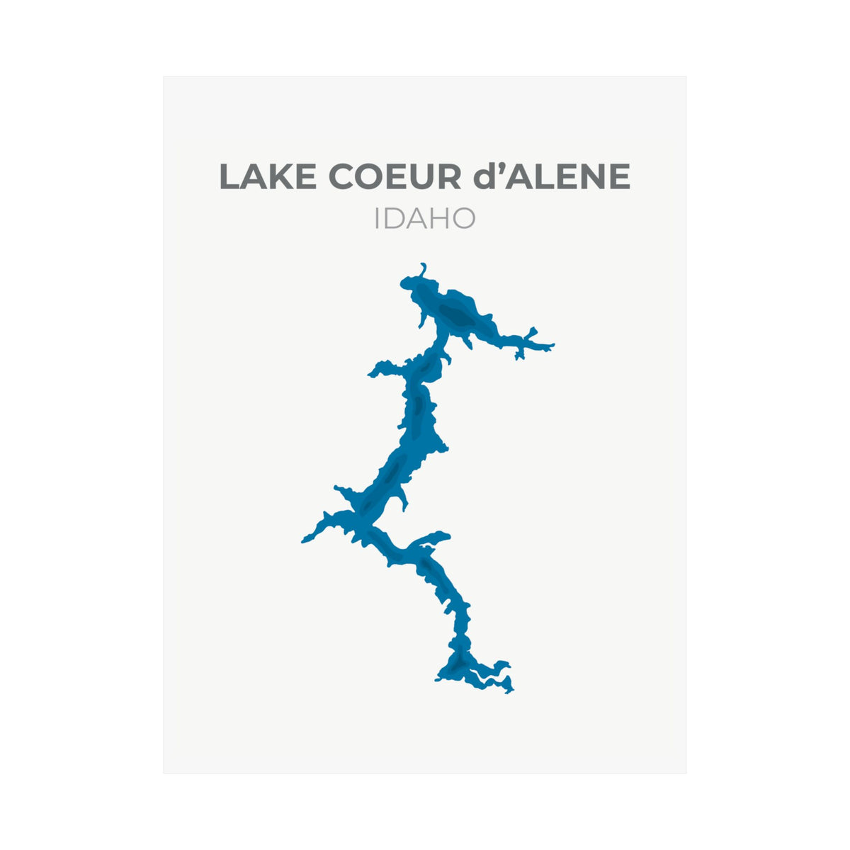 Lake Coeur d'Alene, Idaho – Lake Prints