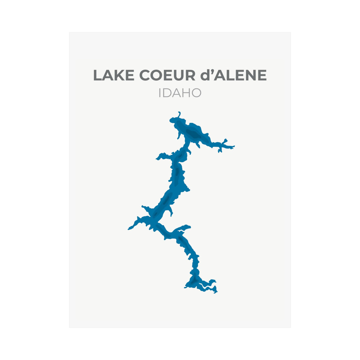 Lake Coeur d'Alene, Idaho – Lake Prints