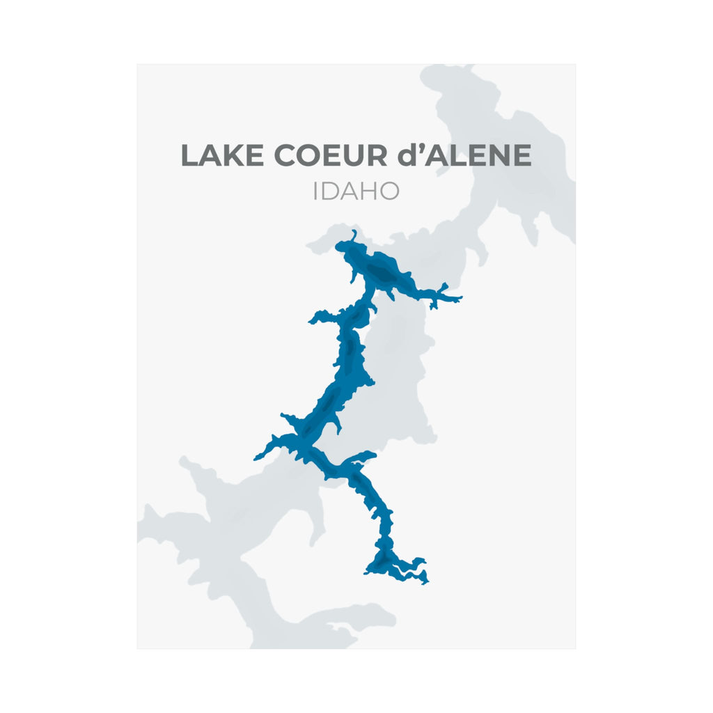 Lake Coeur d'Alene, Idaho – Lake Prints