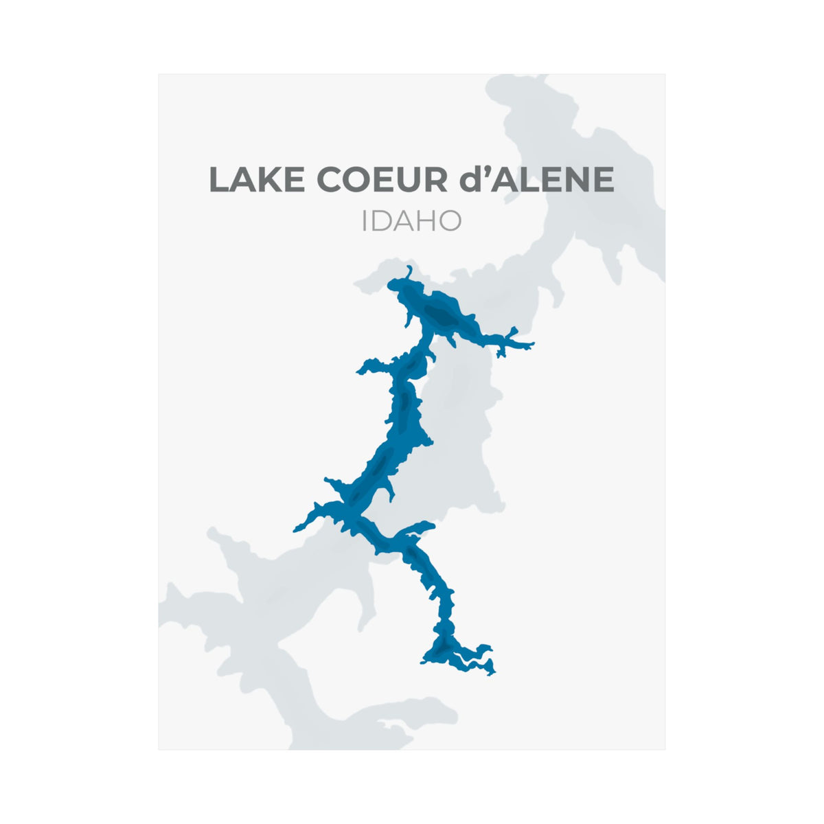 Lake Coeur d'Alene, Idaho – Lake Prints