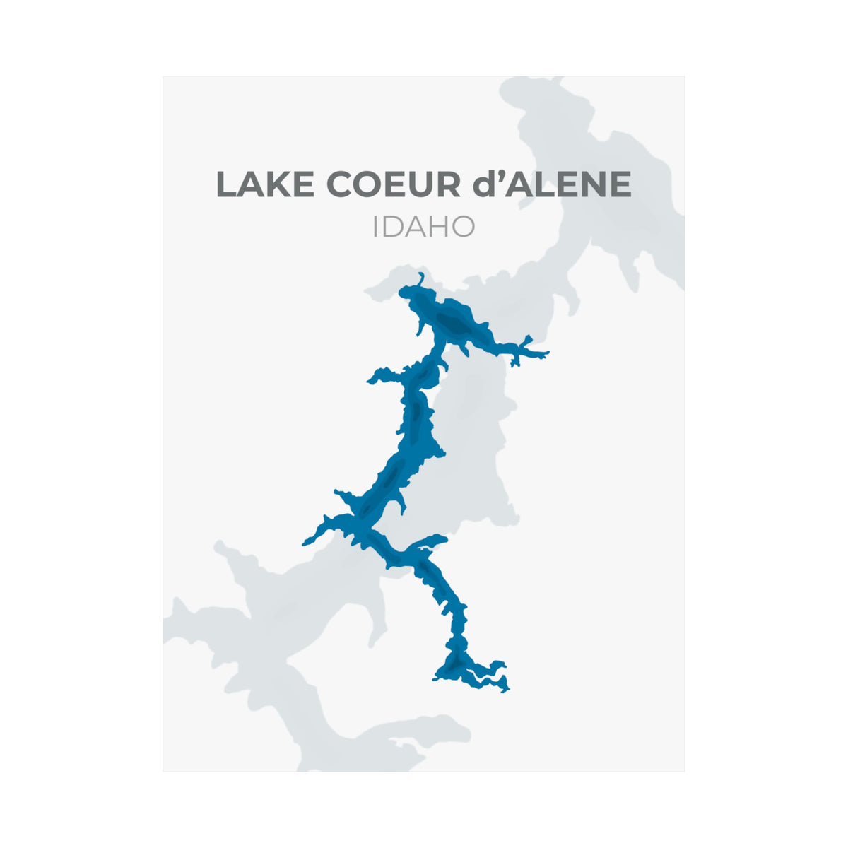 Lake Coeur d'Alene, Idaho – Lake Prints