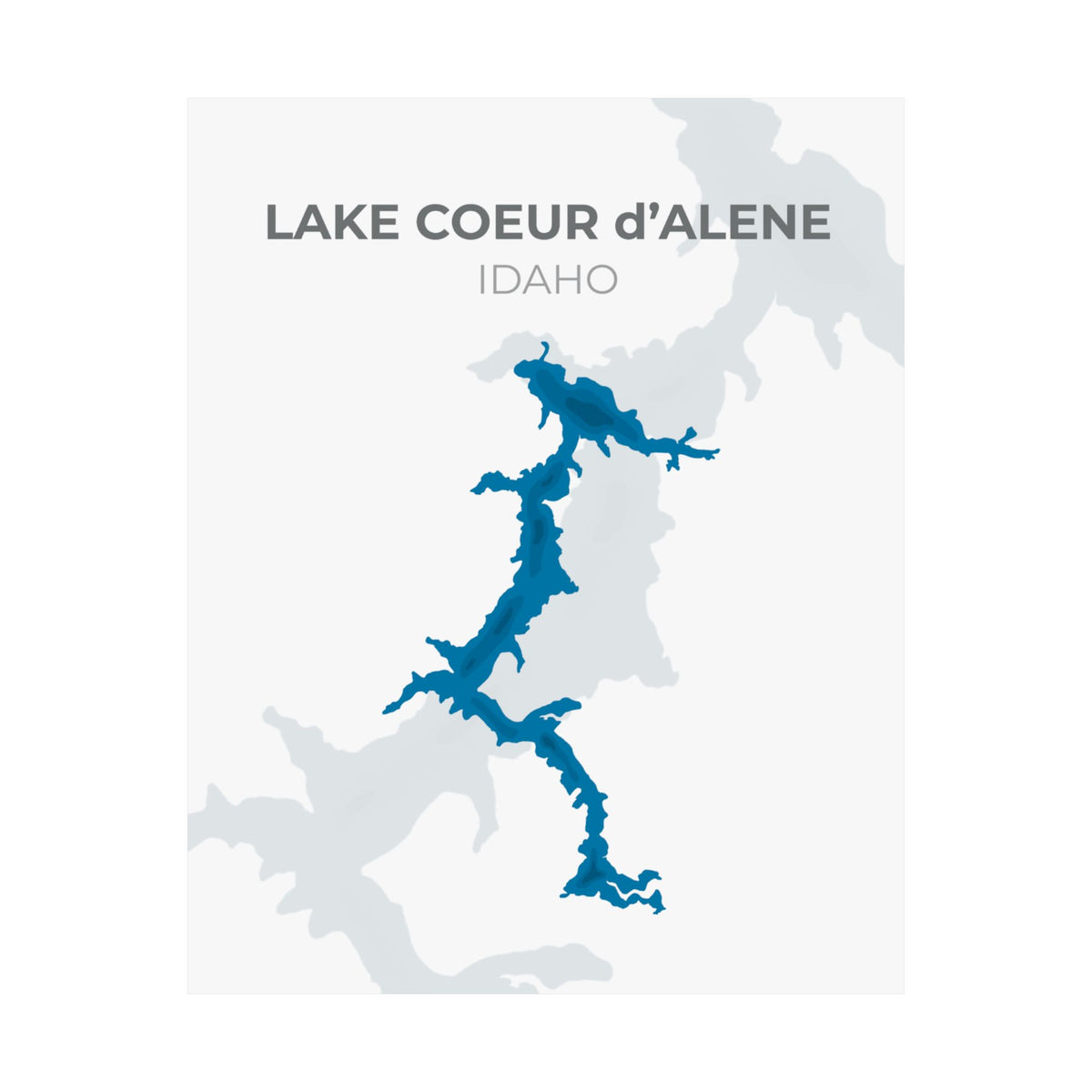 Lake Coeur d'Alene, Idaho – Lake Prints