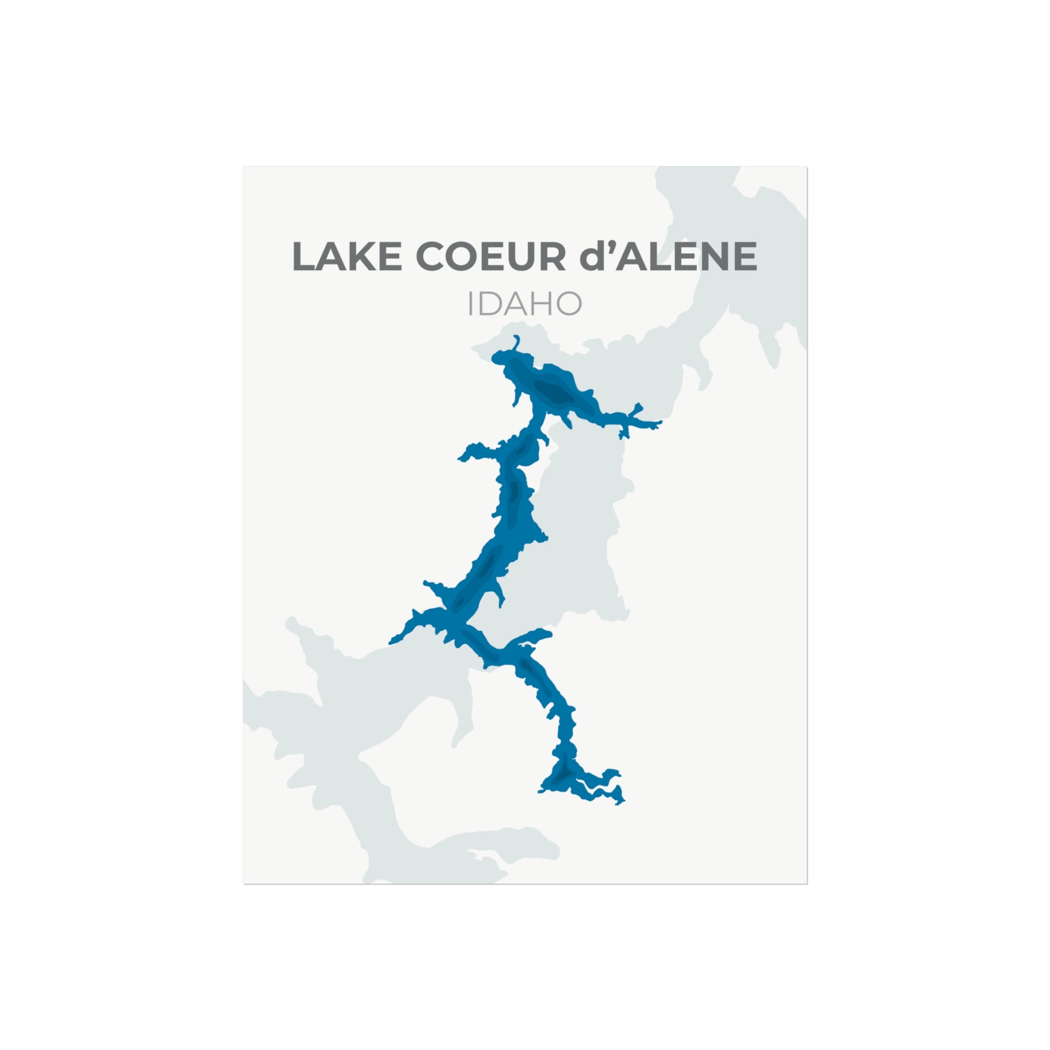 Lake Coeur d'Alene, Idaho — Lake Prints