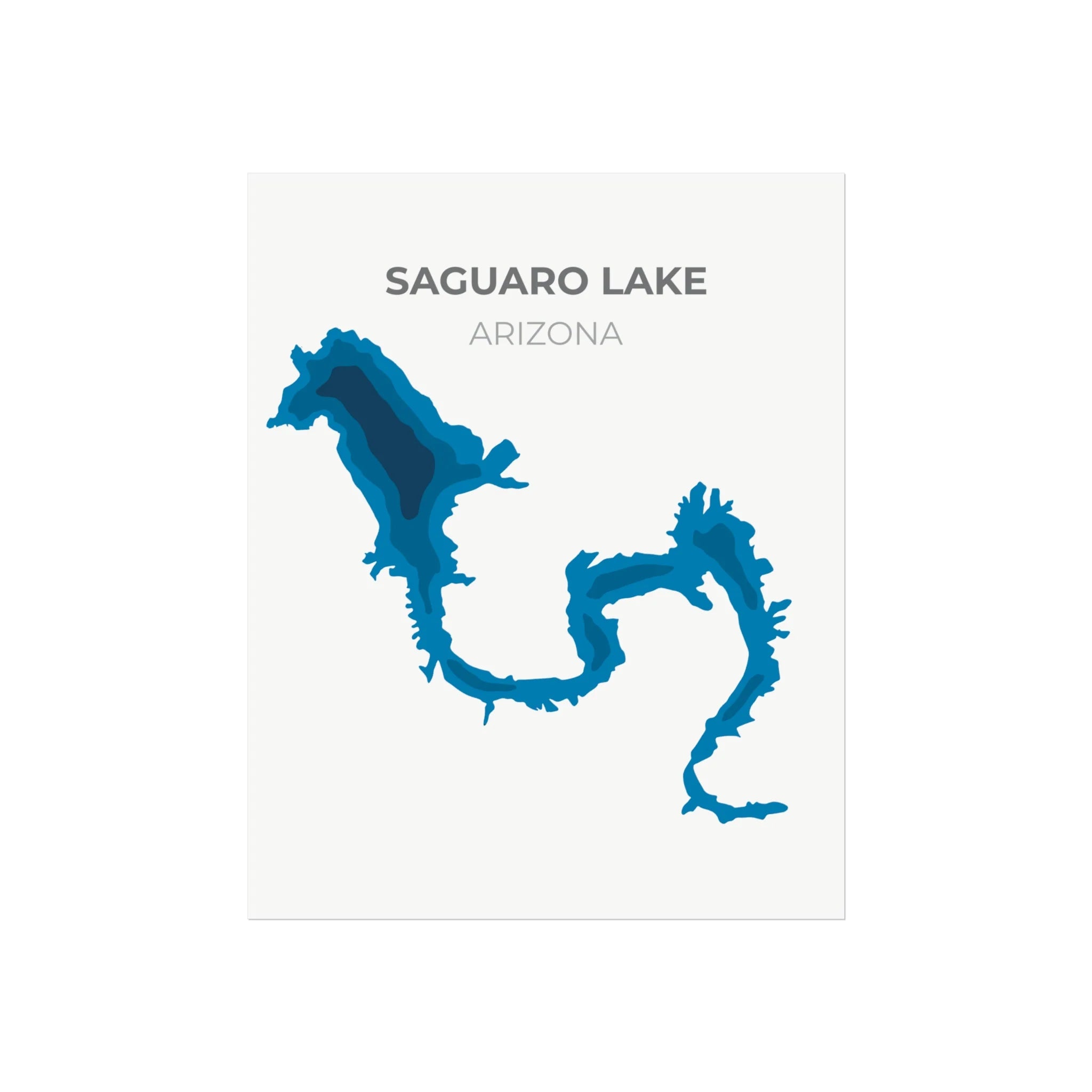 Saguaro Lake, Arizona — Lake Prints