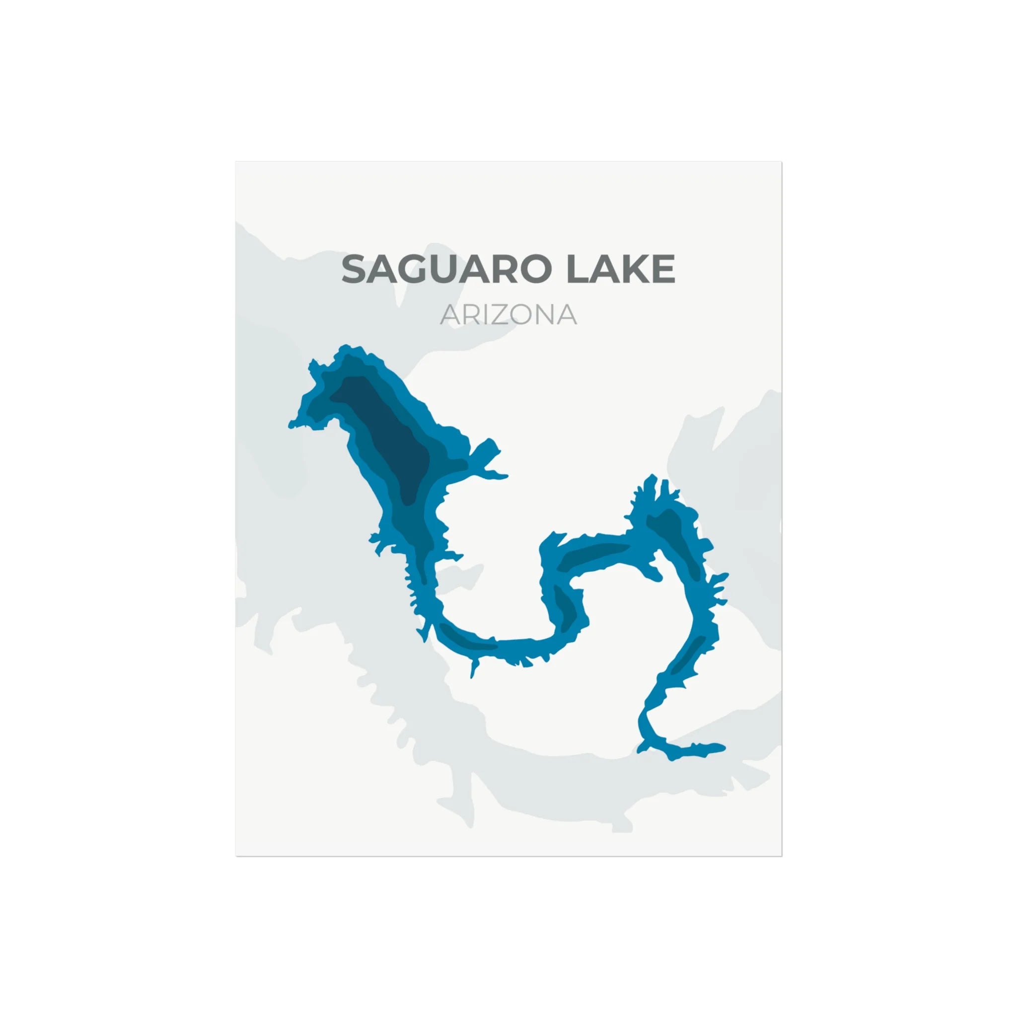 Saguaro Lake, Arizona — Lake Prints