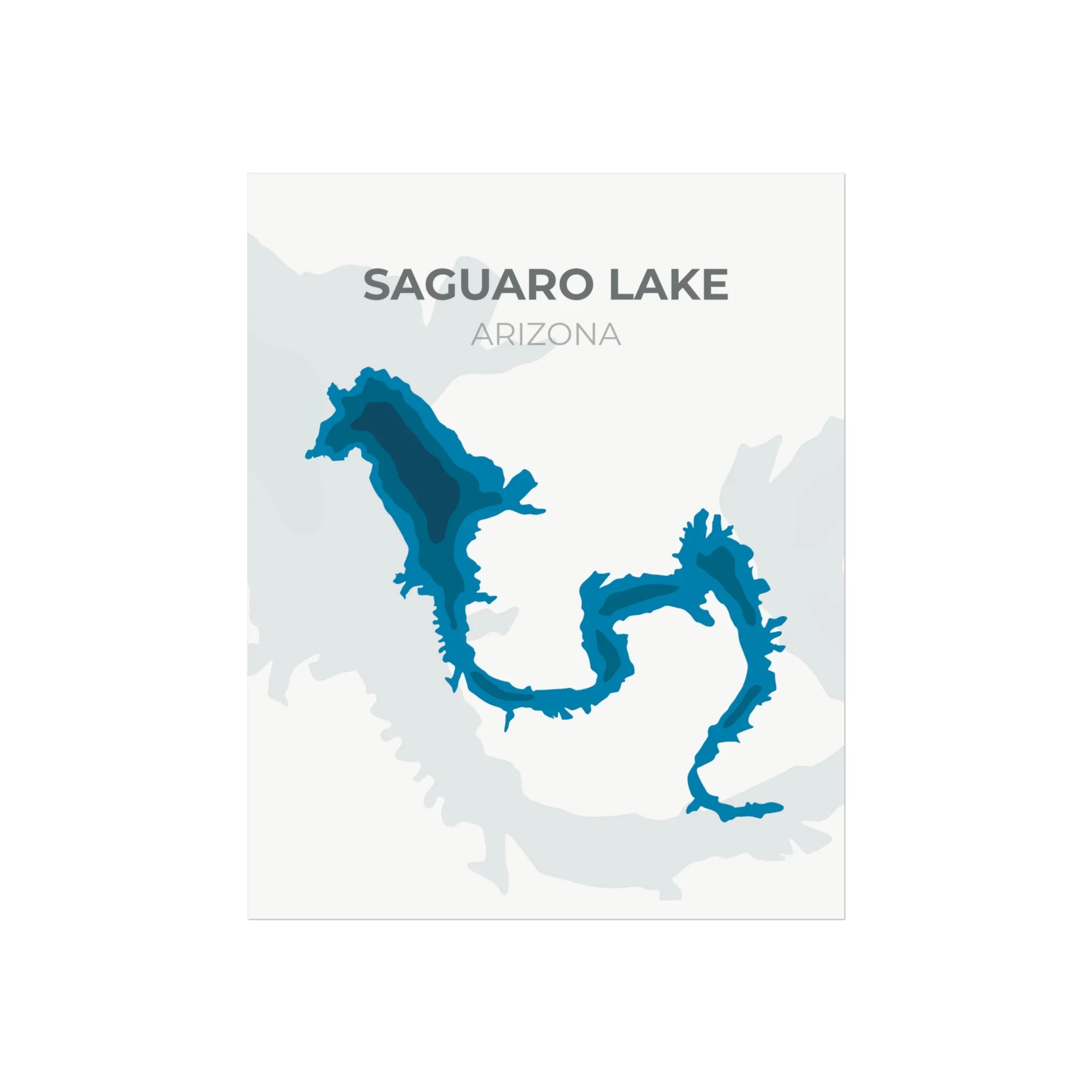 Saguaro Lake, Arizona — Lake Prints